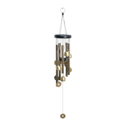 60cm Wind Chime with Gold Bells and Coins