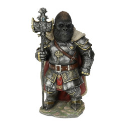 28cm Standing Gorilla Knight in Armour