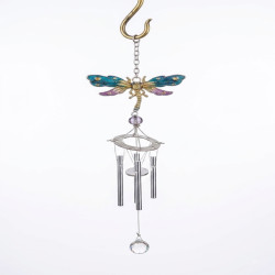 Metal Epoxy Dragonfly Windchime