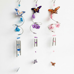 Butterfly Spiral Wind chime