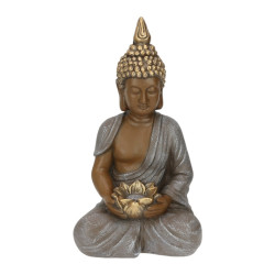 45cm Rulai Garden Buddha with Lotus