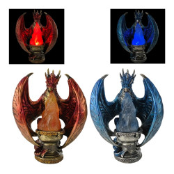 22cm Dragon Breathing Fire with Light