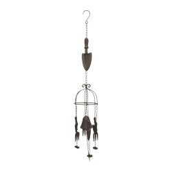 82cm Cast Iron Spade Bell Wind Chime