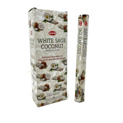 Hem White Sage Coconut Incense Hex