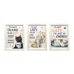 20x15cm Plaque with Funny Wordings 3 Asstd