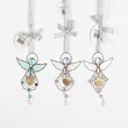 Angel With Ribbon Hanger 3 Asstd