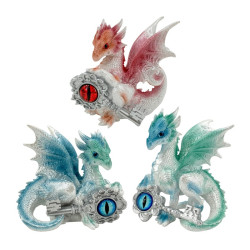 12cm Key to the Throne Fantasy Dragon 3 Asstd