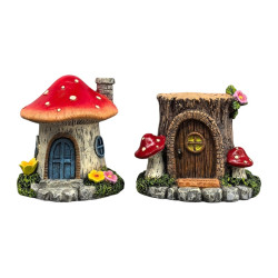 10cm Fairy Garden House 2 Asstd