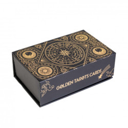 Gold Foil Pack Tarot card Black