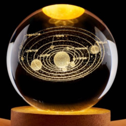 3D Creative Visualization Lamp - Solar System