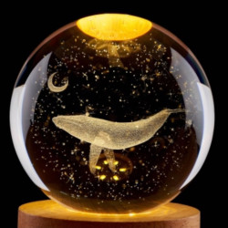 3D Creative Visualization Lamp - Whale