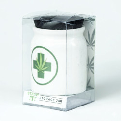 8cm White Stash Jar