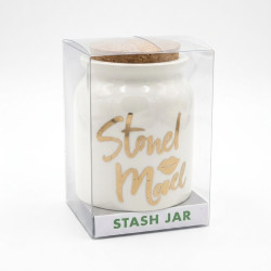10.5cm White  Stash Jar