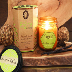 Song of India Org Patchouli Vanilla Candle