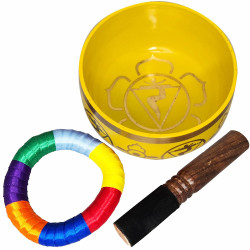13cm Yellow Singing Bowl