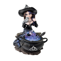 Witch Fairy With Blue Fire