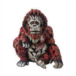 30cm Orangutan Edge Sculpture