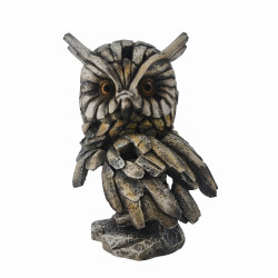 34cm Owl Edge Sculpture