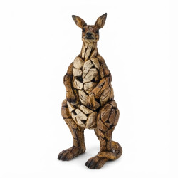 36cm Standing Kangaroo Edge Sculpture