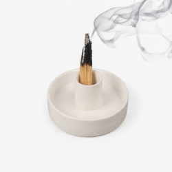 Smudge Stick And Palo Santo Holder - White
