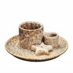 Incense, Sage, Palo Santo & Candle Holder Tray - Sand