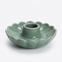 Incense, Sage, Palo Santo & Candle Holder Tray -Blue Flower