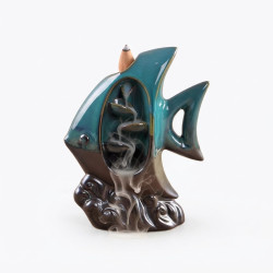 Large Fish Shape Waterfall Backflow Burner