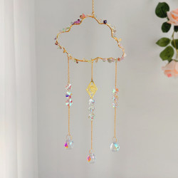 Crystal Suncatcher Cloud - Fluorite