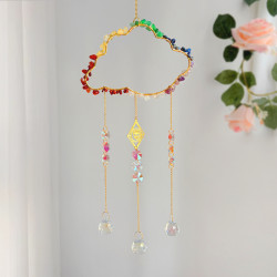 Crystal Suncatcher Cloud - 7 Chakra