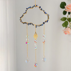 Crystal Suncatcher Cloud - Lapis Lazuli