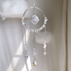 Crystal Suncatcher Ring - Clear Quartz